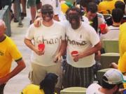 FIFA điều tra vụ CĐV Đức bôi đen mặt trong trận gặp Ghana