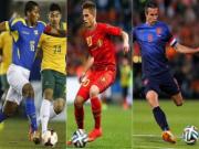 Premier League thống trị World Cup 2014 trên phương diện cầu thủ