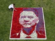 Cổng hoa “độc” chào đón Van Gaal