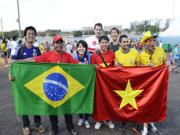 Bóng dáng cờ đỏ sao vàng tại World Cup 2014