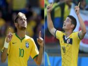 Neymar - Rodriguez: Đại chiến các vì sao