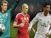Chung kết "Quả bóng vàng châu Âu 2014": Gọi tên Neuer, Robben và Ronaldo