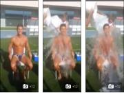 Ronaldo mặc mỗi quần sịp gửi lời thách thức Beyonce