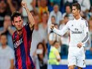 Barca - Real vẫn phải sống trên hơi thở của Messi và Ronaldo
