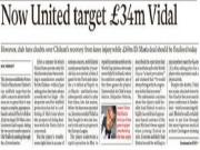 Sau Di Maria, M.U tiếp tục nổ "bom tấn" Vidal