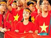 Các fan nữ xinh đẹp tô điểm cho chảo lửa Mỹ Đình