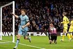 Nhọc nhằn hạ Sheffield, Pellegrini thừa nhận Man City "may mắn"