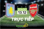 Aston Villa 0-2 Arsenal (Kết thúc): Chiến thắng nhẹ nhàng