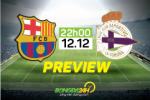 Barca vs Deportivo (22h00 12/12): Quá tam ba bận