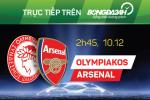 Olympiakos 0-3 Arsenal (Kết thúc): Chân gỗ Giroud thăng hoa, Pháo thủ bay qua vòng bảng ngoạn mục