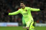 Cú ngã "siêu hài" của Messi trong trận Barca gặp Athletic Bilbao