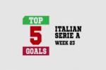 5 bàn thắng đẹp nhất vòng 23 Serie A 2014-2015