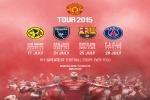 Chính thức: Man United hẹn Barcelona và PSG trong chuyến du đấu hè 2015