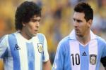 Maradona “vừa đấm vừa xoa” truyền nhân Messi