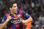 Luis Suarez "sướng rơn" sau khi giúp Barca vô địch Champions League