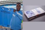 Tân binh kỷ lục của Man City xuất hiện trên tờ tiền giấy 20 bảng Anh
