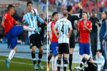 Thiên tài Messi bị "đồ tể" Medel đá kungfu tung người