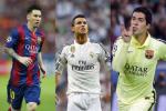 Messi, Ronaldo và Suarez tranh giải "Cầu thủ xuất sắc nhất Châu Âu 2014-2015"