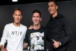 Ronaldo công khai "đòi nợ" Messi và Neymar