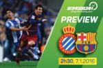 Barca vs Espanyol (Cúp Nhà vua TBN, 02h30 7/1): Ra mắt “bom tấn”