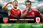 Arsenal 0-0 Middlesbrough (KT): Pháo thủ im tiếng trên Emirates