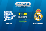 Giải mã trận đấu Alaves vs Real Madrid 21h15 ngày 29/10 (La Liga 2016/17)
