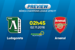 Giải mã trận đấu Ludogorets vs Arsenal 02h45 ngày 02/11 (Champions League 2016/17)