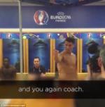 Ronaldo tung clip "độc" tri ân HLV Santos ở phòng thay đồ sau chức VĐ Euro 2016