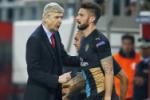 Wenger thừa nhận Giroud đang giận dữ vì phải ngồi dự bị