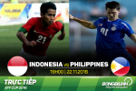 Indonesia 2-2 Philippines (KT): Rượt đuổi hấp dẫn