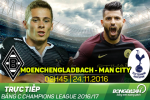 Monchengladbach 1-1 Man City (KT): Đại thiếu gia nhẹ nhàng bước tiếp