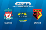 Giải mã trận đấu Liverpool vs Watford 21h15 ngày 6/11 (NHA 2016/17)