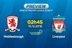 Middlesbrough vs Liverpool (2h45 ngày 15/12): Chứng minh đi, Klopp!