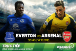 Everton 2-1 Arsenal (KT): "Pháo thủ" đau đớn đứt mạch bất bại