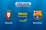 Osasuna vs Barcelona (19h00 ngày 10/12): Gã khổng lồ trút giận