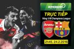 Trailer về đại chiến Arsenal vs Barca đêm nay