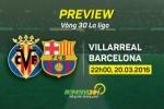Villarreal vs Barcelona (22h, 20/3): Chạy đà trước kinh điển