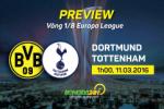Dortmund vs Tottenham (01h00 ngày 11/03): Không còn đường lùi