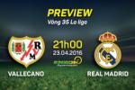 Vallecano vs Real Madrid (21h 23/4): Không Ronaldo vẫn mở tiệc