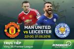 M.U 1-1 Leicester (KT): "Quỷ đỏ" thành công trong việc ngăn "bầy cáo" đăng quang sớm