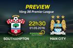 Southampton vs Man City (22h30 ngày 1/5): Premier League để sau tính!