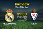 Real vs Eibar (21h 9/4): Đánh nhanh, diệt gọn