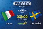 Italia vs Thụy Điển (Bảng E VCK Euro 2016, 20h ngày 17/6): Azzurri có biết tấn công?