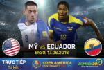 Mỹ 2-1 Ecuador (KT): Chủ nhà hùng dũng bước vào bán kết Copa America 2016