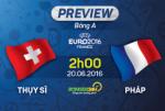 Thụy Sĩ vs Pháp (2h ngày 20/6): Trận đấu của tình bằng hữu