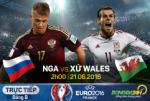 LINK XEM trực tiếp trận đấu Nga vs Wales 02h00 ngày 21/6
