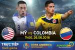 Mỹ 0-1 Colombia (KT): Los Cafeteros đoạt vị trí thứ 3 Copa America 2016 đầy thuyết phục