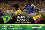 Brazil 0-0 Ecuador (KT): Bất phân thắng bại trong sôi nổi