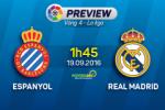 Espanyol - Real Madrid (1h45 ngày 19/9): Khi kền kền mất cánh