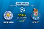 Giải mã trận đấu Leicester vs Porto 1h45 ngày 28/9 (Champions League 2016/17)